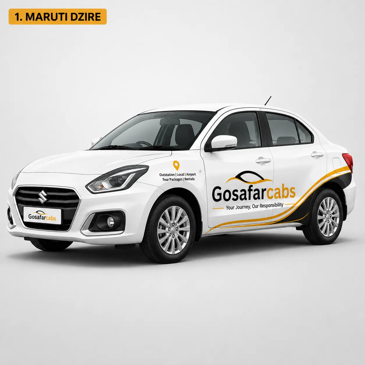 Maruti Swift Dzire on Rent in Aurangabad